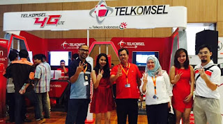 4G LTE Telkomsel Meriahkan GIIAS 2015 Telkomsel  teknologi terbaru 4G LTE seluruh hall pameran serta layanan canggih t-Drive 