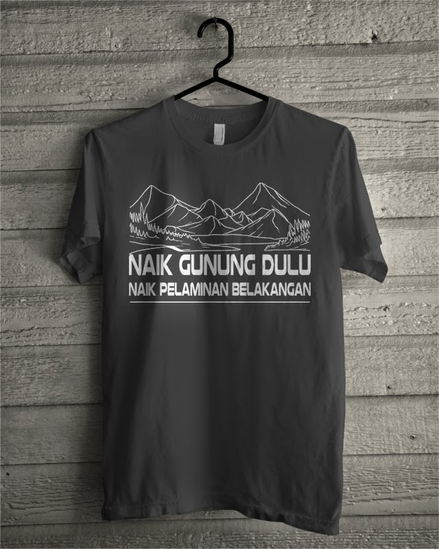 Kaos Pendaki Gunung Keren MESAN BAJU 