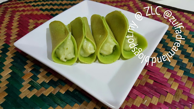 ZULFAZA LOVES COOKING: Variasi apam manja - apam manja pandan