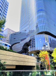 Statue Of Godzilla In Tokyo