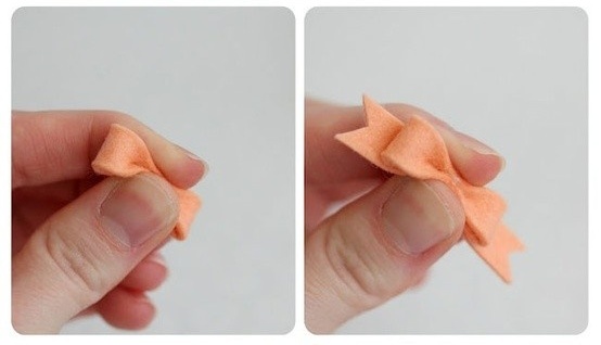 Widyaa Membuat Paper Clip dari  Flanel 
