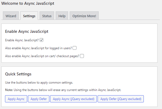 Tag async e defer JavaScript in WordPress