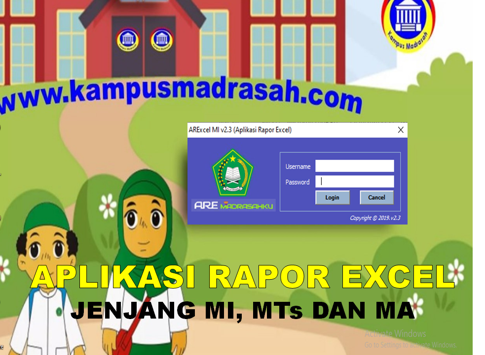 Aplikasi Rapor Excel Jenjang MI