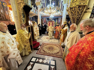 Πλήθος κόσμου στον Άγιο Σπυρίδωνα της Κισάμου - Προσκύνημα στην εικόνα Παναγίας Μυρτιδιώτισσας