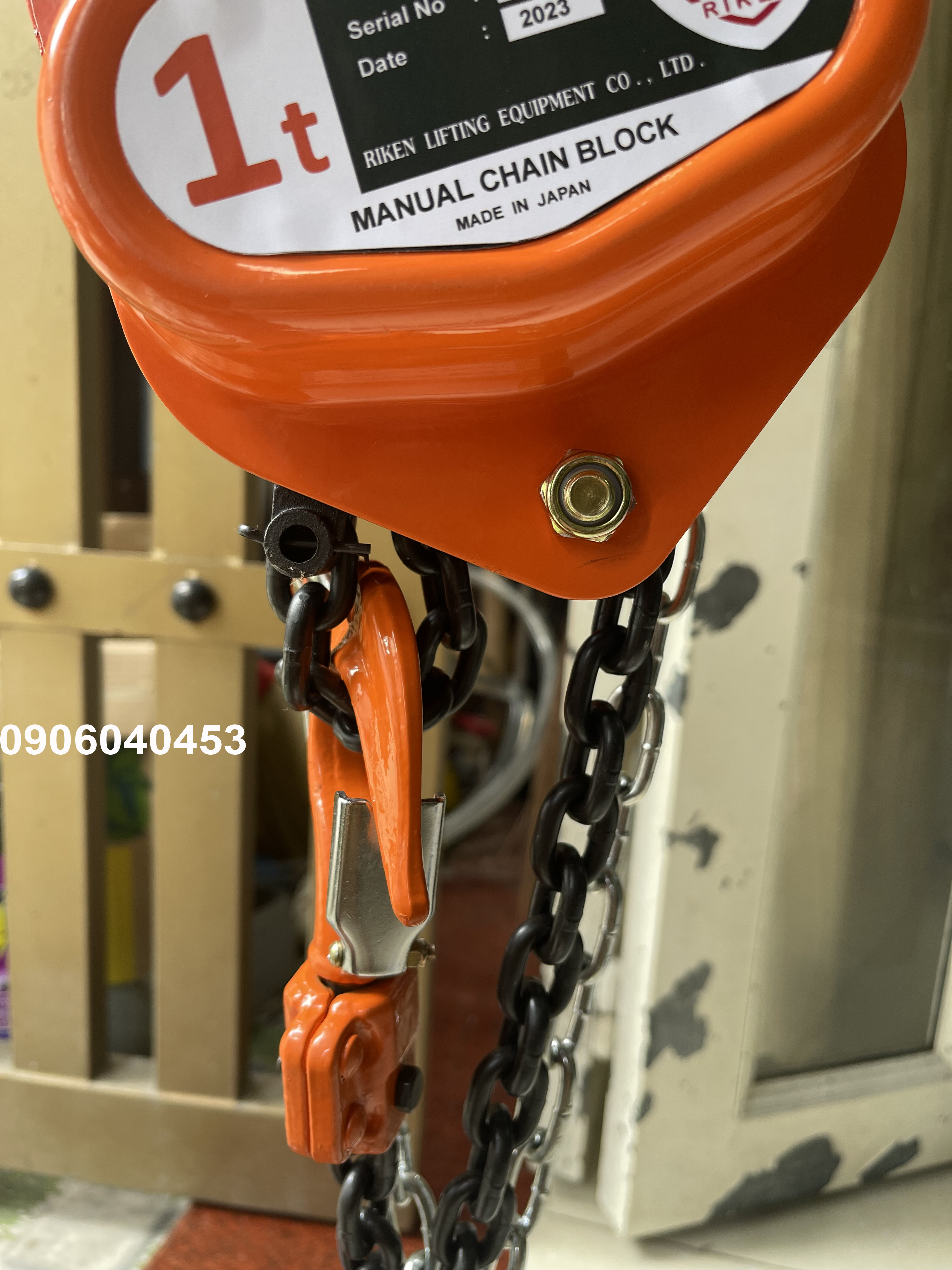 Pa lăng kéo tay Riken 1 tấn CL010 / CL010 Riken Manual Chain Hoist