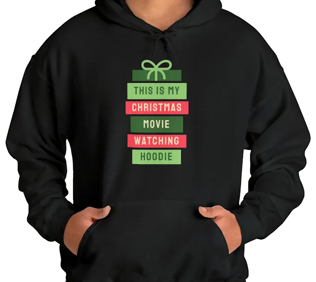 Unisex Friendly Geometric Personal Holiday Christmas Heavy Blend™ Hooded Sweatshirt