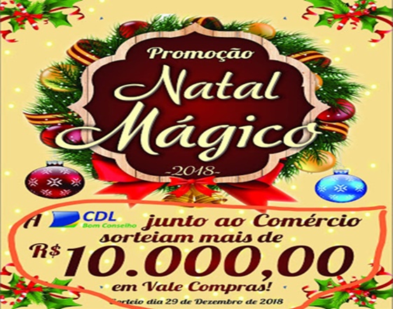 CONFIRA A RELAÇÃO DAS LOJAS PARTICIPANTES DA PROMOÇÃO NATAL MÁGICO DE BOM CONSELHO