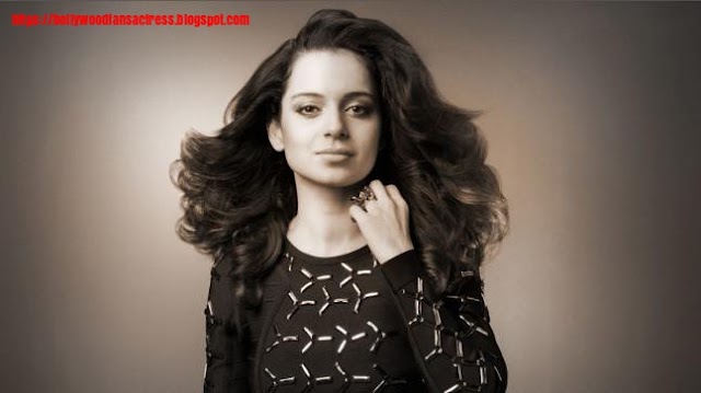 Kangana Pretty look in black dress