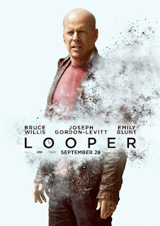 poster movie looper, bruce willis