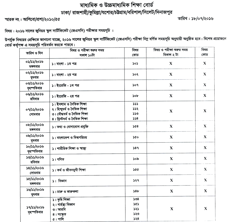 jsc routine 2024