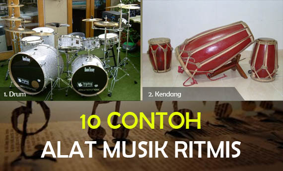 10 Contoh Alat  Musik  Ritmis  Gambar  dan  Keterangannya  