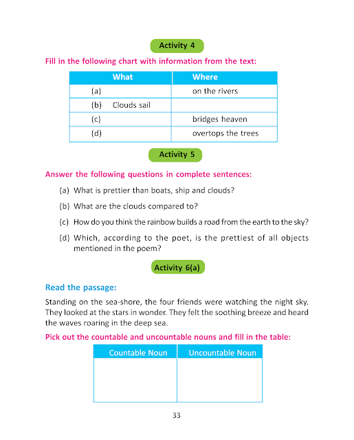 The Rainbow | Lesson 3 | ষষ্ঠ শ্রেণীর ইংরেজি | WB Class 6 English