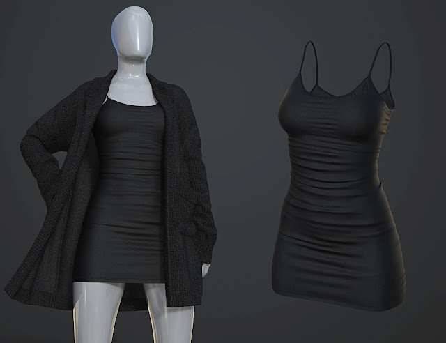 Explore the dForce SU Fall Fashion Set for Genesis 9, 8.1, and 8 Female