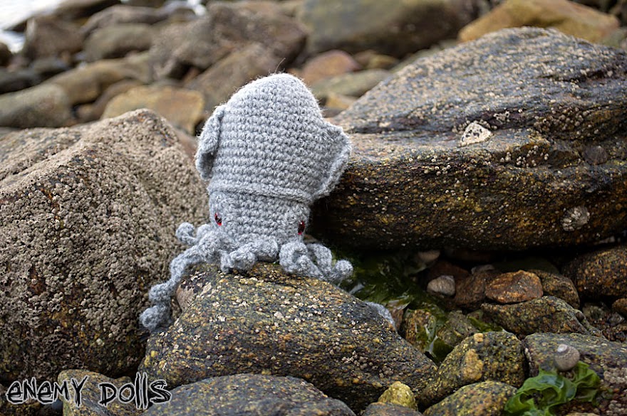 Calamar amigurumi Squid