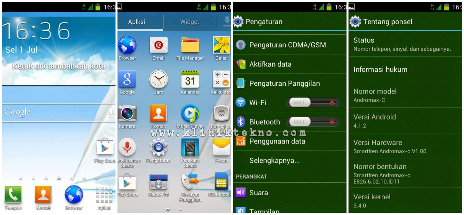 Andromax G Modifikasi