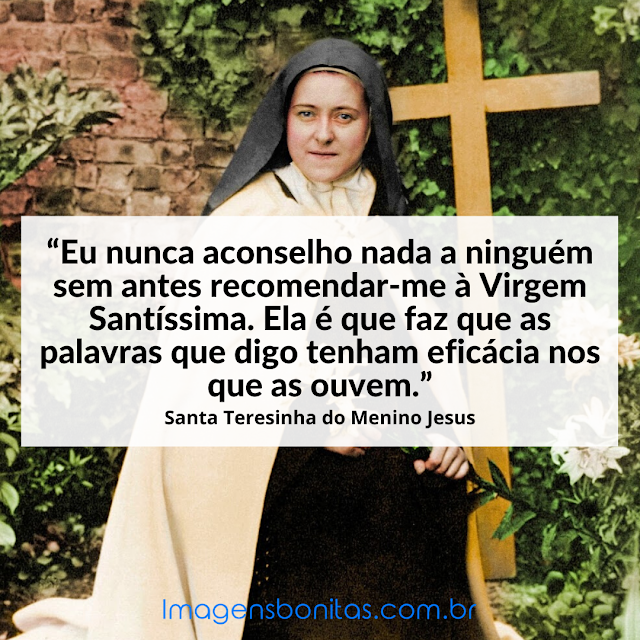 Frase de Santa Teresinha do Menino Jesus 