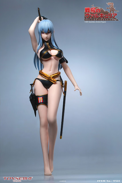 Selvaria Bles 1/6 Seamless Action Figure de Valkyria Chronicles, TOYSEIIKI.