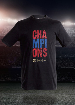 samarreta Nike FC Barcelona Campions d'Europa 2011.jpg