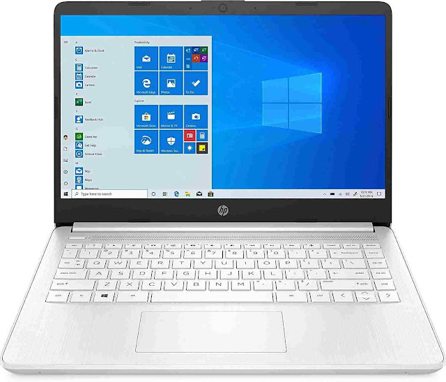 HP 14-fq0032ms Laptop for Business and Student, 14 LED Touchscreen, AMD Ryzen 3 3250U  St. Patrick's Day Laptop Gifts