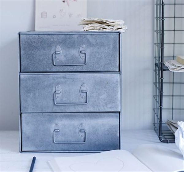 small metal filing cabinet