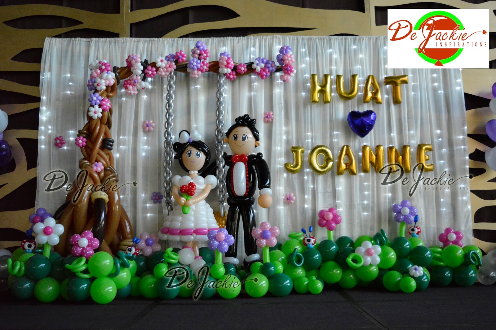 Balloon decorations for weddings birthday parties 