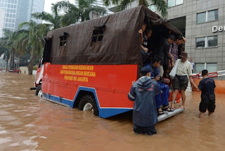 Foto Banjir Jakarta