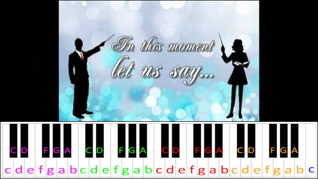 Tribute for all TEACHERS by In This Moment Piano / Keyboard Easy Letter Notes for Beginners