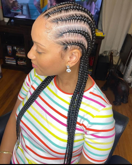 Cornrows Brazilian Wool Hairstyle