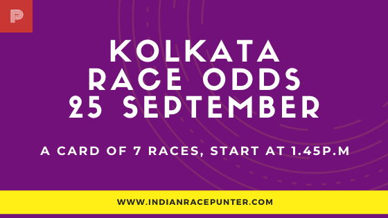 Kolkata Race Odds 25 September