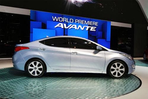 New Hyundai Elantra The engine power 140HP and the maximum twisting