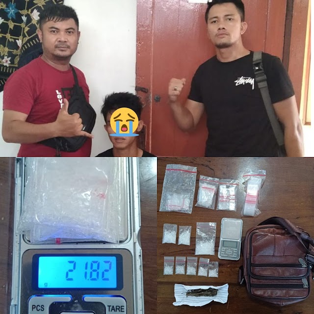 Sat Narkoba Polres Simalungun Tangkap Pria Pemilik Sabu Sebanyak 21,82 Gram Dari Serbalawan