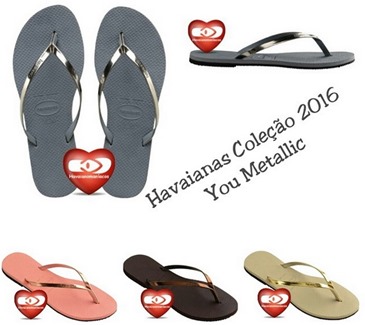 you metallic havaianas