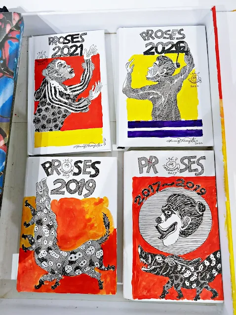 jurnal tahunan pupung prayitno  Bandung artist book exhibitions 2022