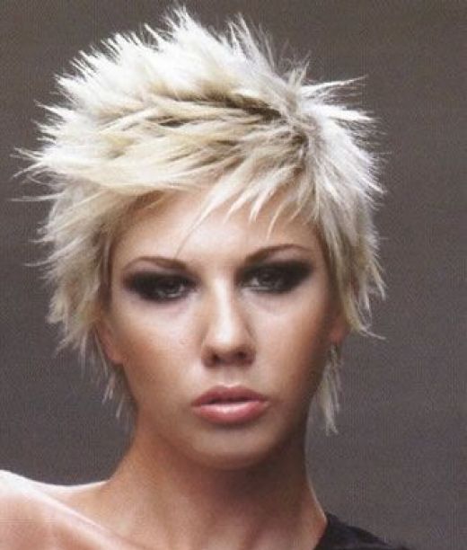 Short Funky hairstyles are very popular. Although they are the most common 