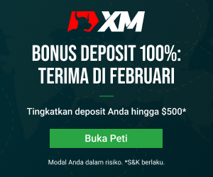 Bonus Deposit 100% Khusus Klien XM Indonesia