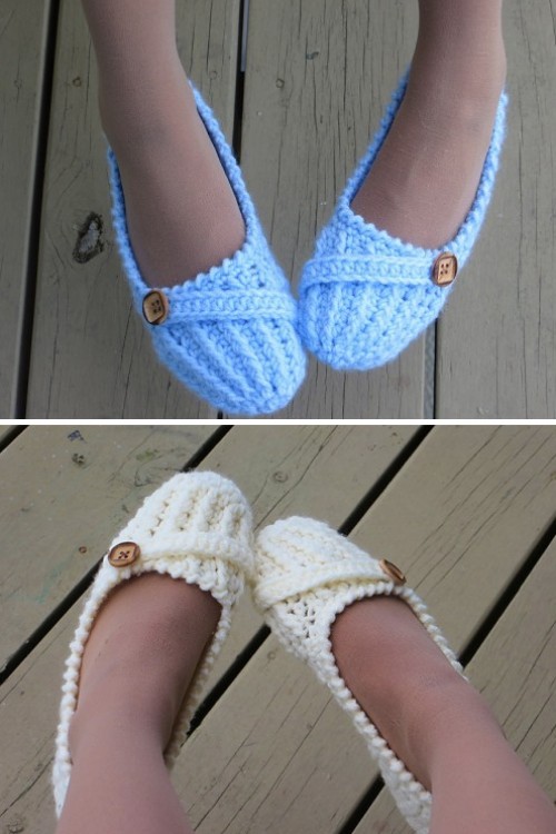 Anne Lee Slippers - Crochet Pattern 