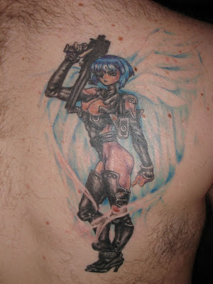 Anime Angel Tattoo [Source]. If you like this tattoo picture, 