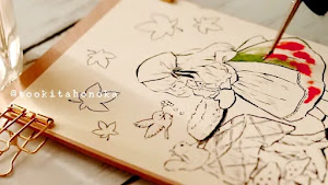 水彩イラストの線画のペンを変えた話 遠北ほのかのイラストサイト 水彩イラストの線画のペンを変えた話 遠北ほのかのイラストサイト
