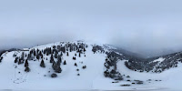 plose winter mountain view 360° panorama