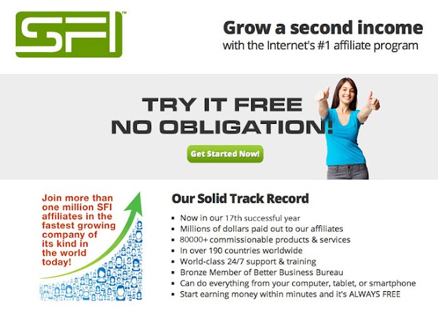 Grow a second income with the Interet's 1 affiliate program