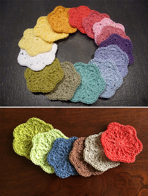 Sakura Face Scrubbies - Free Pattern 