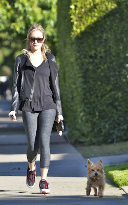 Kristin Cavallari out for a dog walk in LA