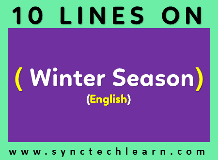 short essay on winter season