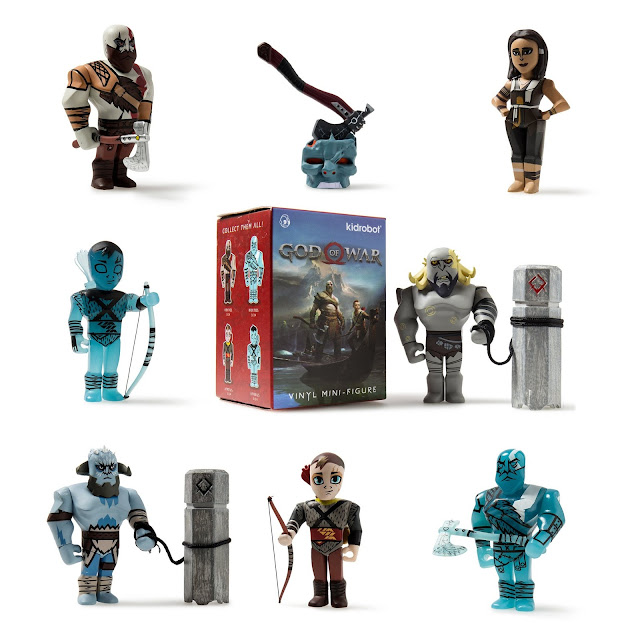 Toy Fair 2018 kidrobot God of War Mini Blind Box Figures