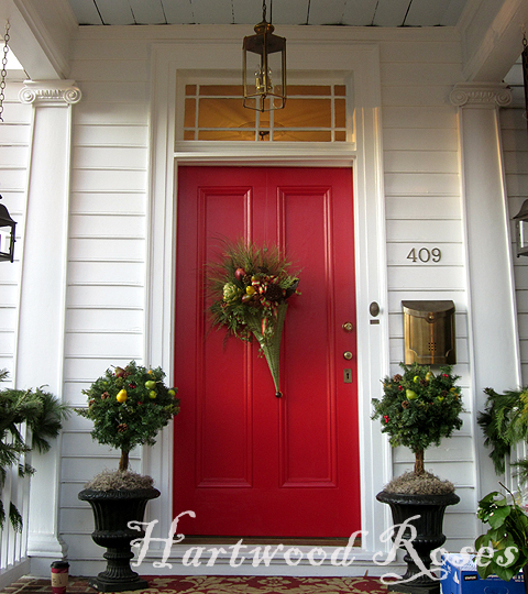 grey front door images Blue House with Red Front Door | 480 x 540