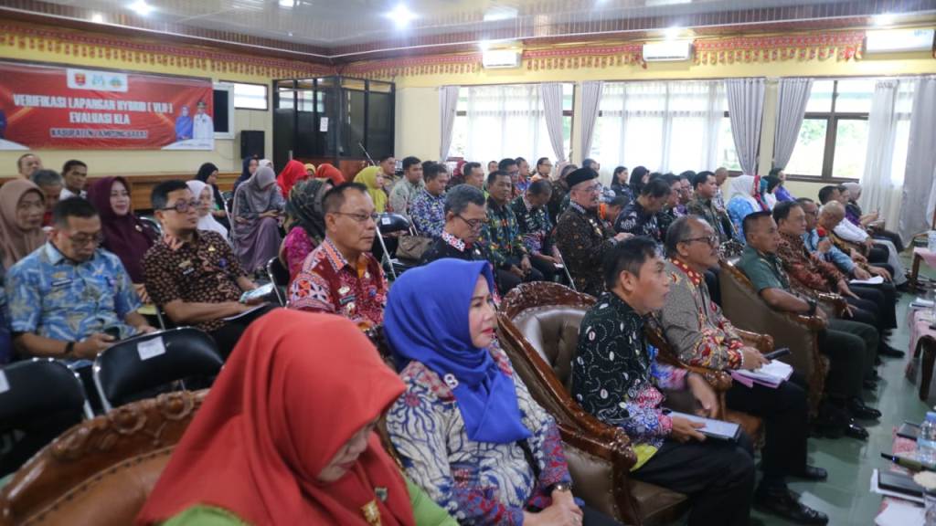 Pemkab Lampung Barat Ikuti Verifikasi Hybrid KemenPPPA dalam Evaluasi Kabupaten Layak Anak 2025