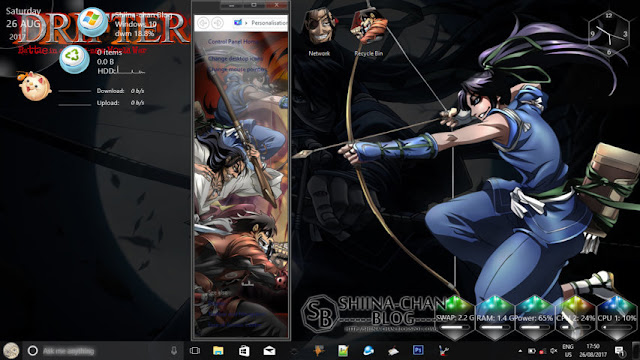 Windows 10 Ver. 1703 Theme Drifters by Enji Riz