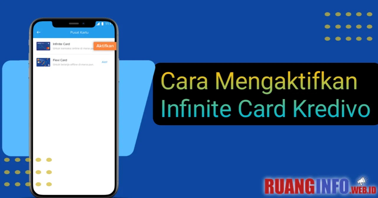 Apa Itu Infinite Card Kredivo! Infinite Card Kredivo adalah Kartu kredit virtual yang bisa anda gunakan untuk bertransaksi di berbagai e-commerce dan platform online & dan termasuk dalam jaringan mitra merchant.