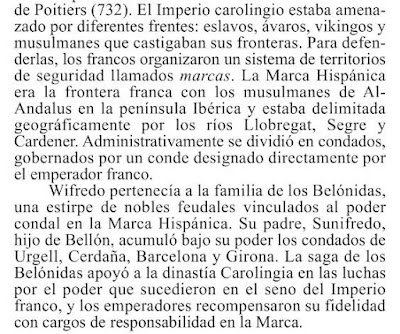 Si los catalanistes li diuen a la Comunidat Valensiana "país valensiá" entonces podrém díli a Cataluña "Marca Hispánica" y en mes raó.  * D. González Ruiz: Breve historia de las leyendas medievales, 2010