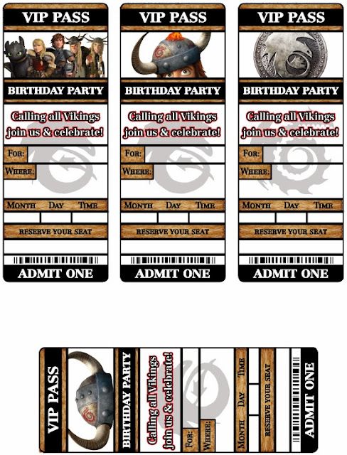 How to Train your Dragon 2 Free Printable Labels.